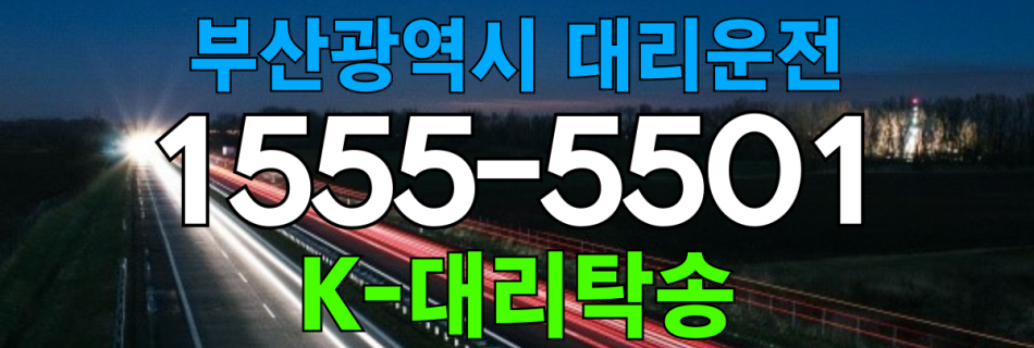 부산광역시 대리운전